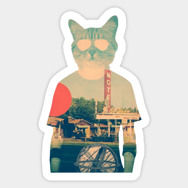 Cool Cat Sticker by aligulec